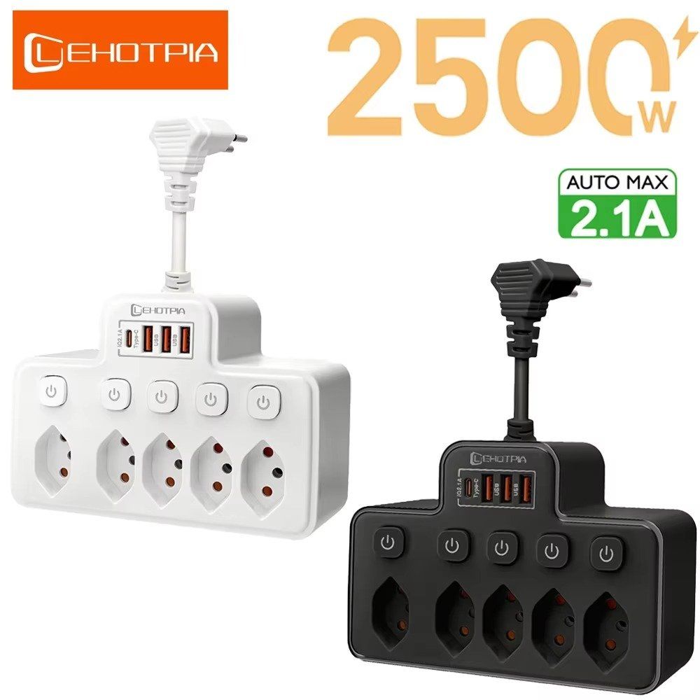Unità & Adattatore: AC-Stecker-unabhängiger Schalter Multitap mit USB-Typ-C-Ansc – Nuovo e nell'imballaggio originale da Unterägeri venduto da RmOnline 1