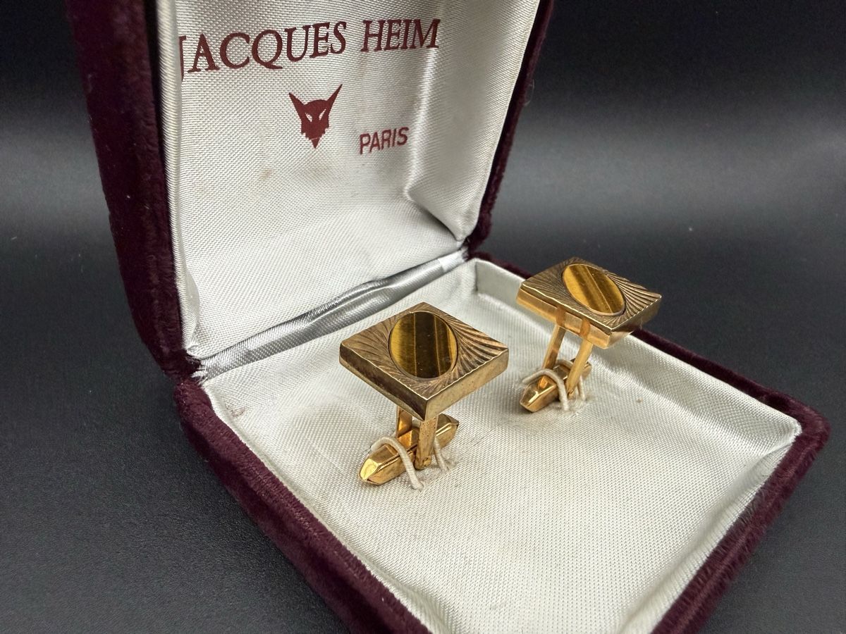 Manschettenknöpfe: Elegante Manschettenknöpfe Jacques Heim Paris – Gebraucht aus Lamone von LaCantinaMagica 5