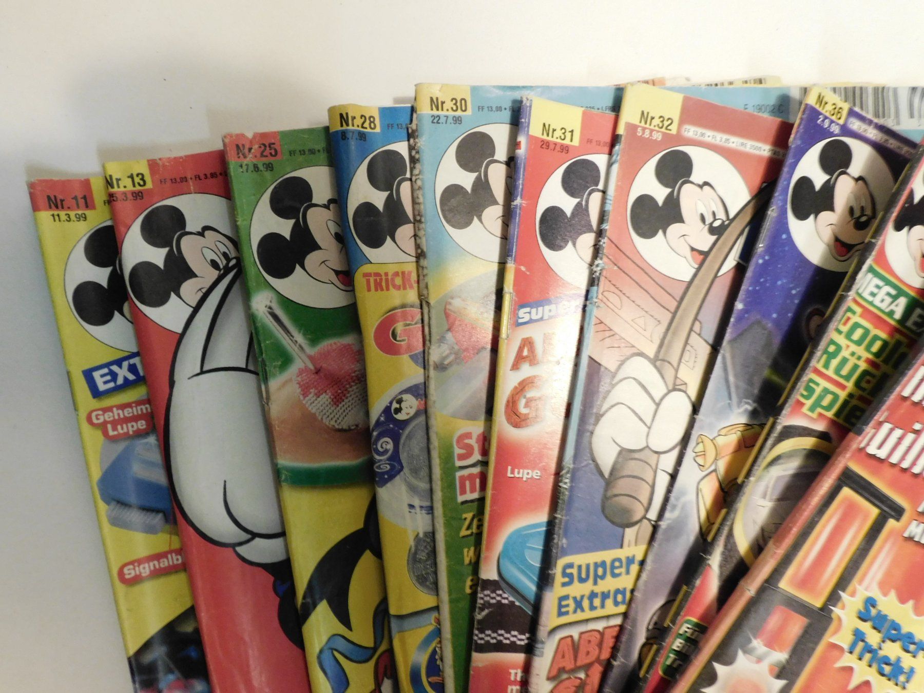 Fumetti: Comic 10 Micky Maus Hefte von 1999 -  alte Comic Hefte   geb – Usato da Sursee venduto da 76 2