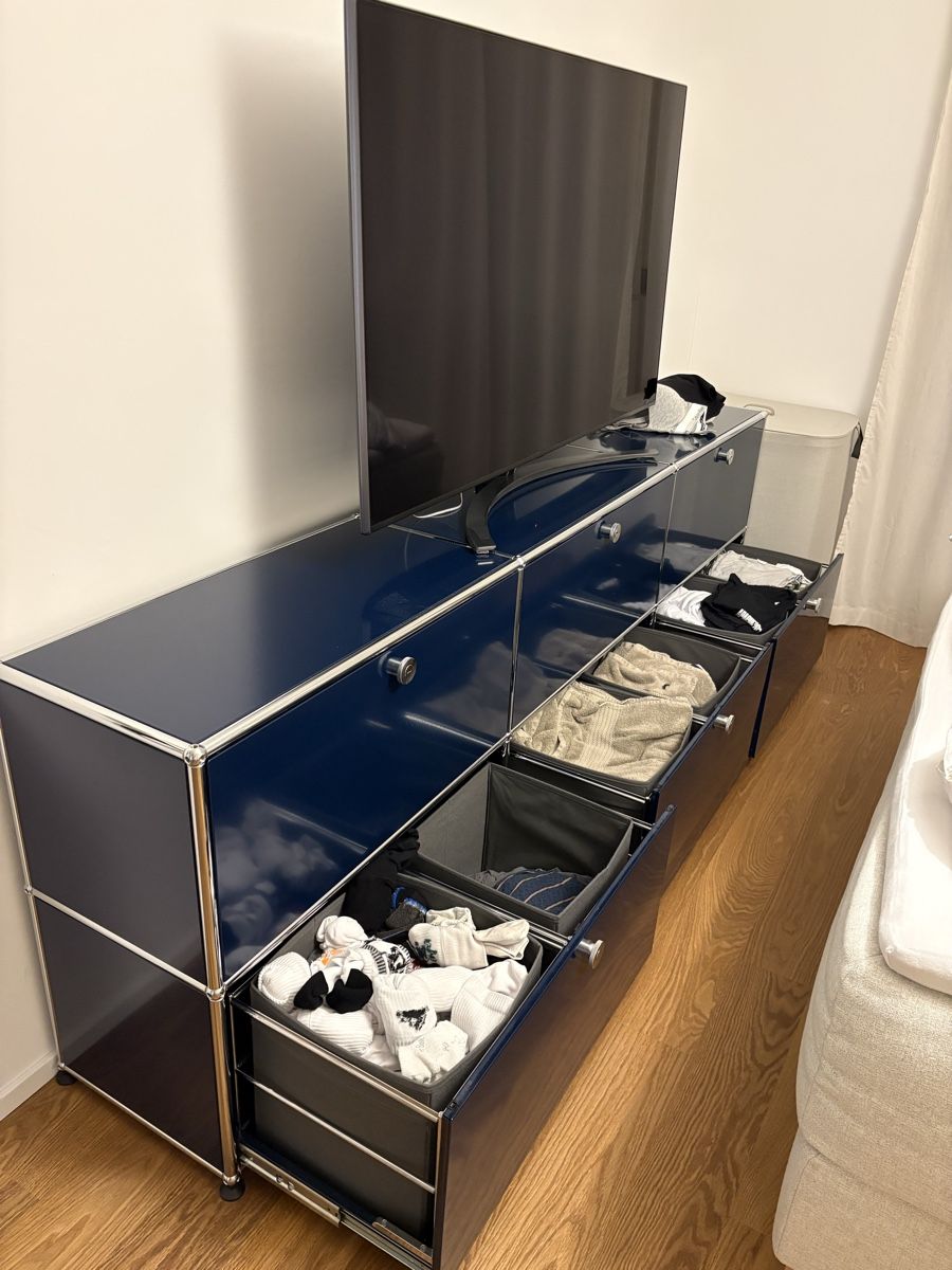 Regale: USM Haller Sideboard Navy Blue 3x2 – Gebraucht aus Zürich von _luca_la 2