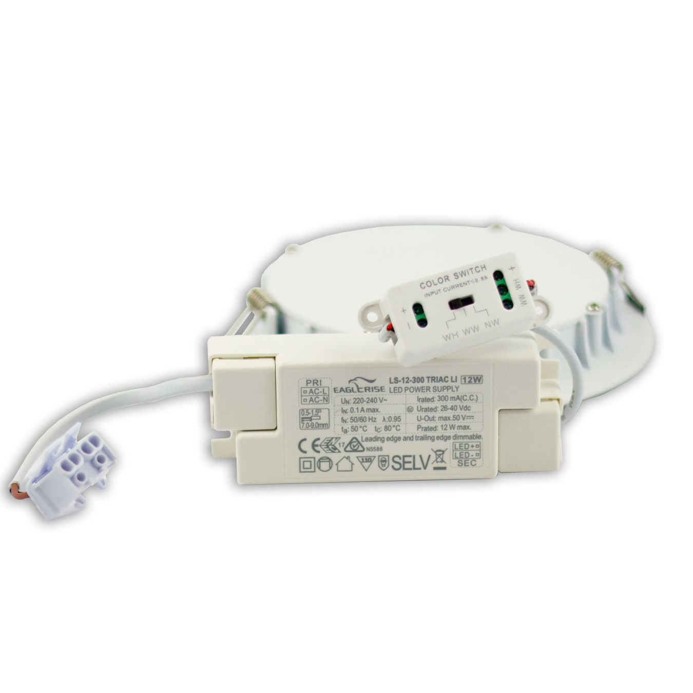 Lampade: LED Einbaustrahler, Weiss, 16 cm Ø – Nuovo (secondo la descrizione) da Kreuzlingen venduto da Smart-Light 2