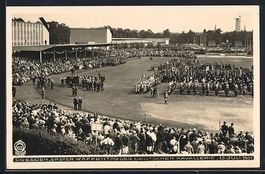 Foto-AK Dresden, Stadion Güntzplatz, Er