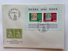 Briefmarken Schweiz 1965 NABA Bern