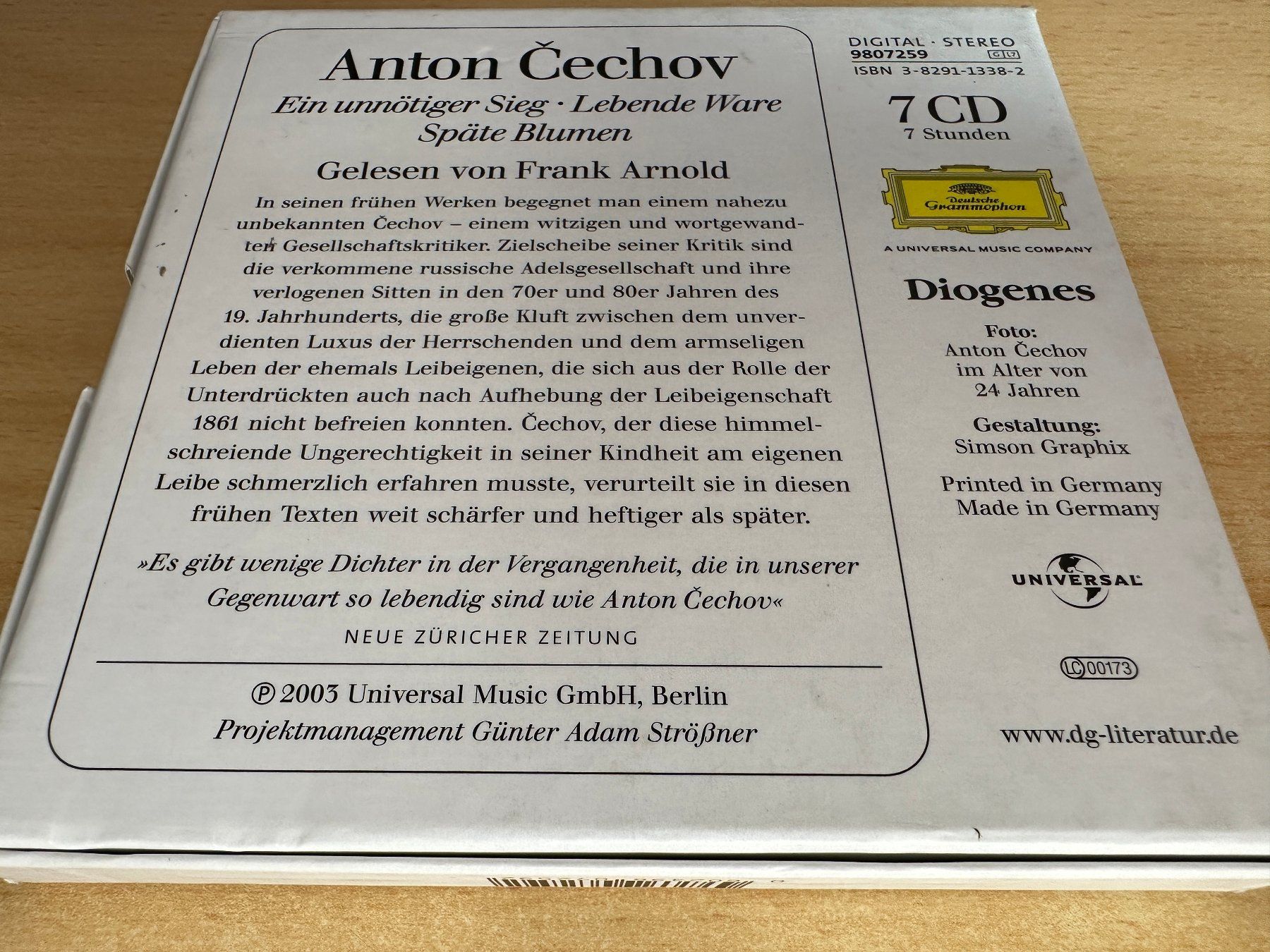 Hörbücher: Arnold Frank - Ein Unnoetiger Sieg - 7 CD – Gebraucht aus Rikon im Tösstal von Alpenmutz 1