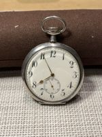 Omega Taschenuhr 0,900 Silber 