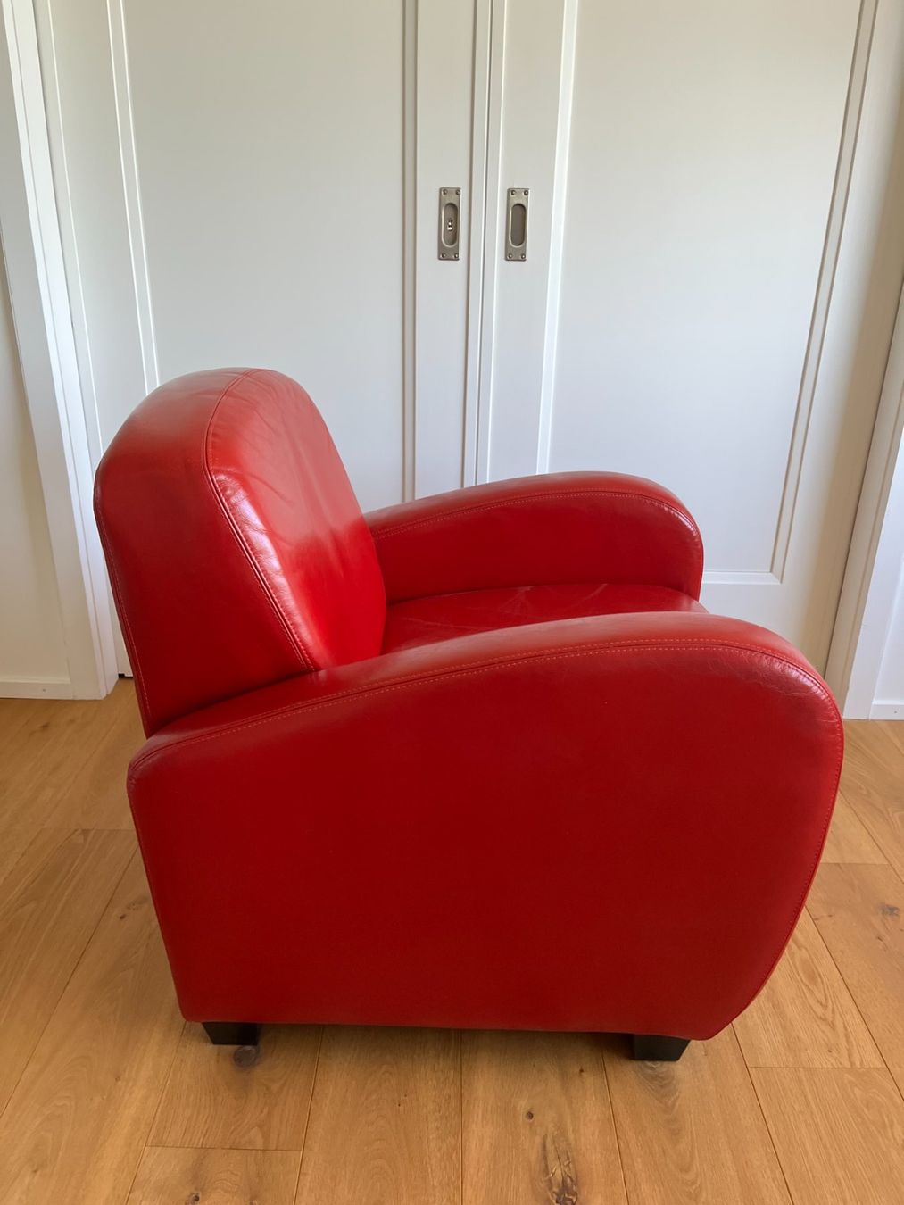 Poltrone: Ledersessel "Trinidat" rot – Usato da Uznach venduto da Pommes06 2