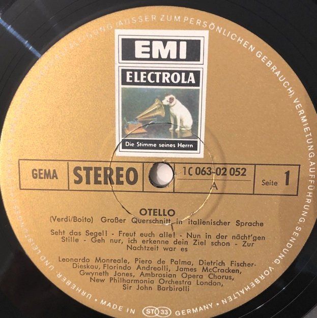 Schallplatten: Verdi - Otello (LP, Barbirolli) – Gebraucht aus Grüningen von azulamarillo_vinyl 2