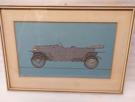 Framed print of a Mercedes 6/25/40 - 1921