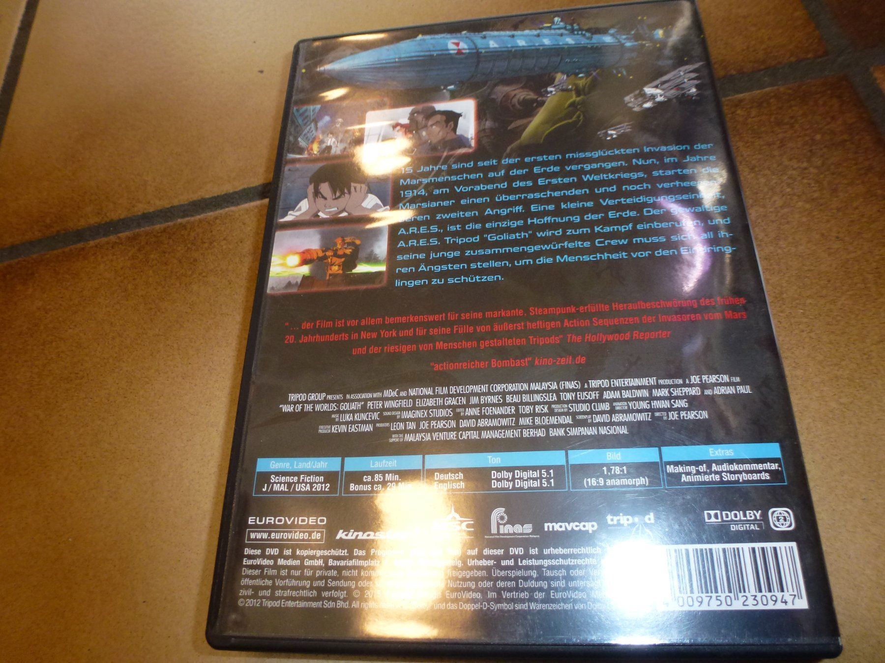 Tutti i DVDs: War of the Wrolds Goliath DVD – Usato da Olten venduto da Disc-Verkauf 2