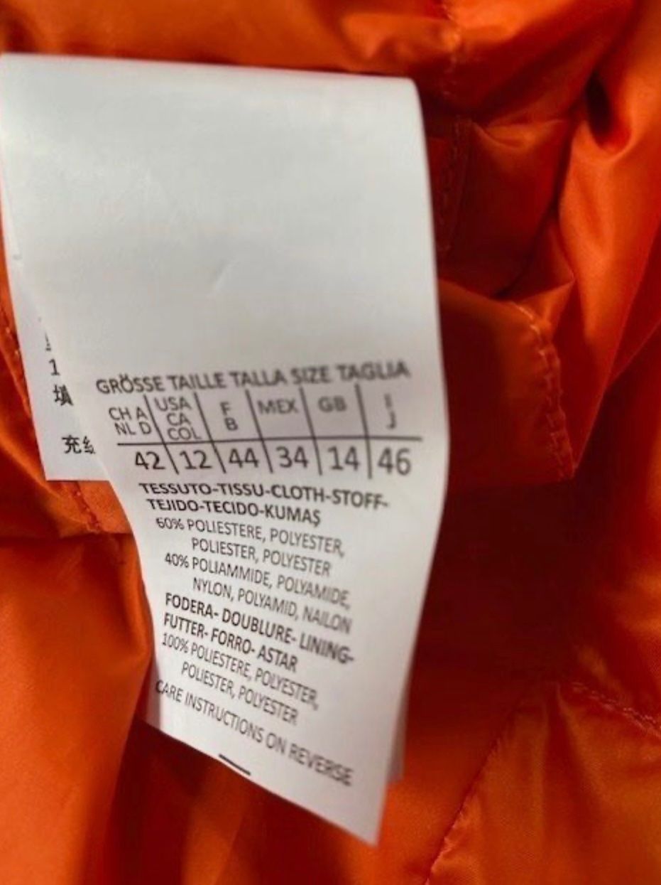 Max Mara Giacche: Max Mara Weekend Gr.38 leichte Steppjacke orange – Usato da Zollikon venduto da dorean 8