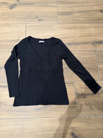 Schwarzes Langarmshirt, Anna Field, Curvy, Grösse 46