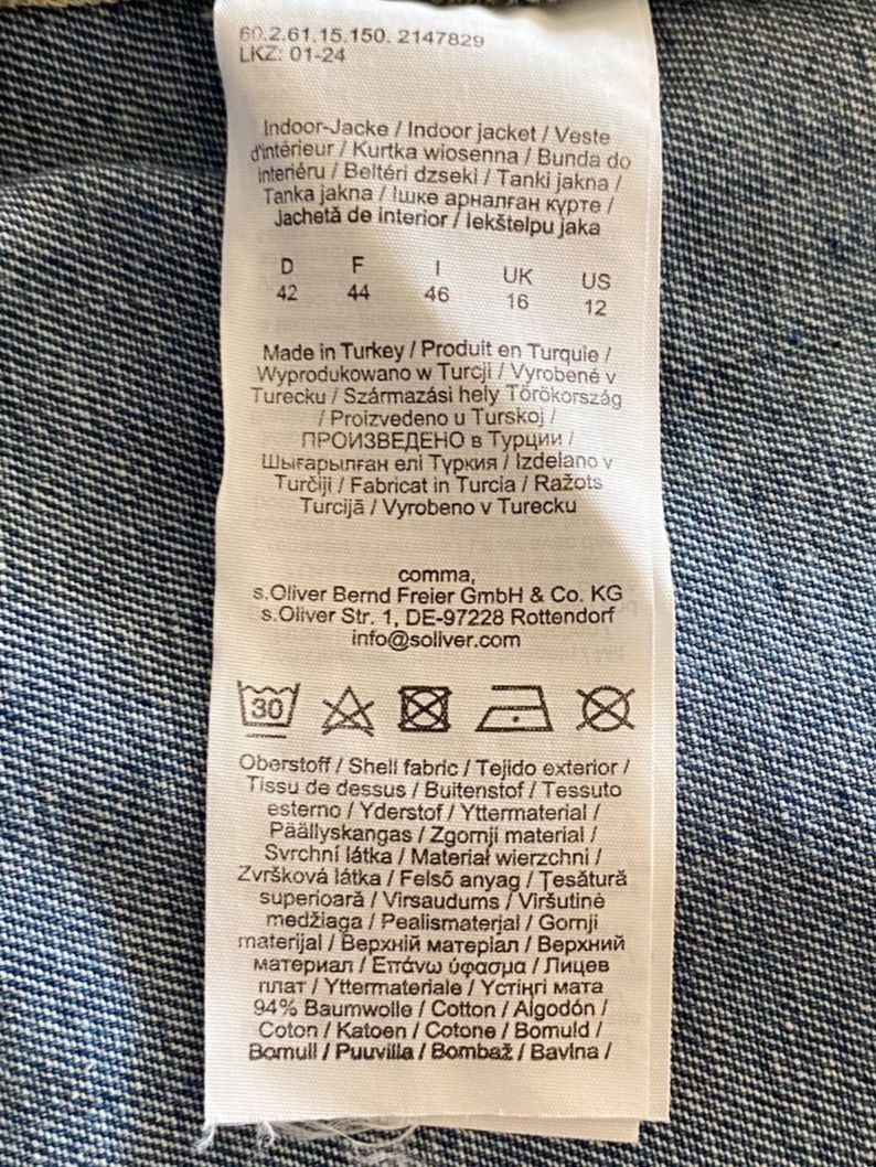 Comma Giacche: Damen Jeansjacke COMMA Gr. 42 – Nuovo (secondo la descrizione) da Richterswil venduto da Busanca 5