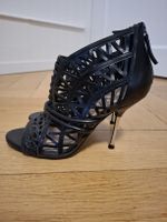 Sandales ZARA noires à talons aiguilles, taille 39
