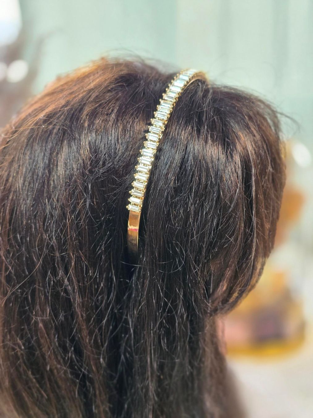 Accessori per capelli: Neu & Robust Goldenes Haarband mit Kristallen – Nuovo (secondo la descrizione) da Zürich venduto da dum_x5xn 2