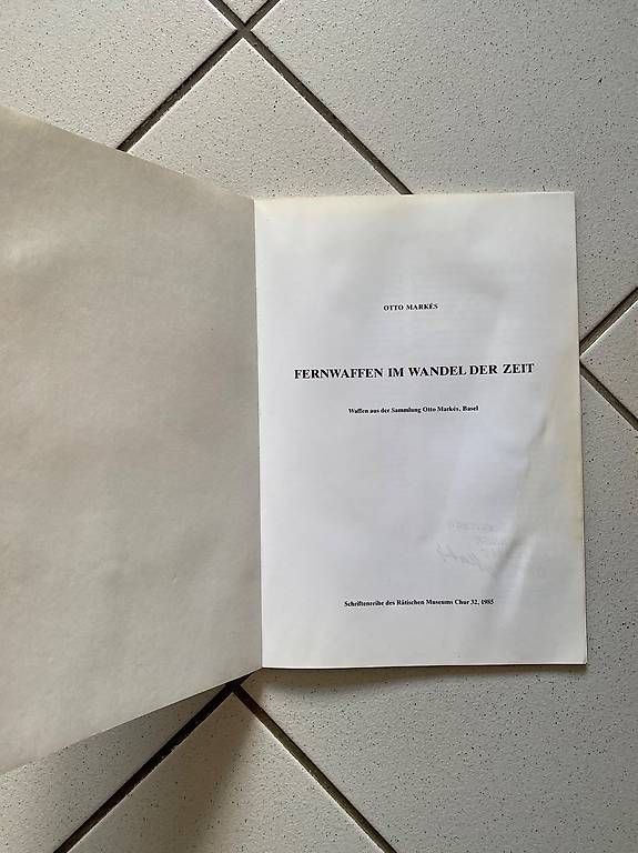 Libri: Fernwaffen im Wandel der Zeit – Usato da Muttenz venduto da Fantom03 4