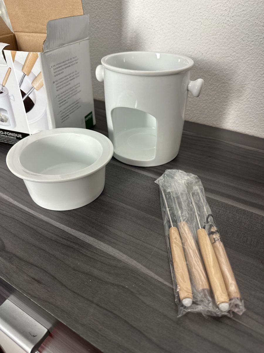 Set di piatti: Schoko-Fondue Set – Nuovo (secondo la descrizione) da Aarburg venduto da Tonija 2