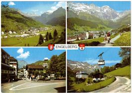 Engelberg - 4 Bild AK
