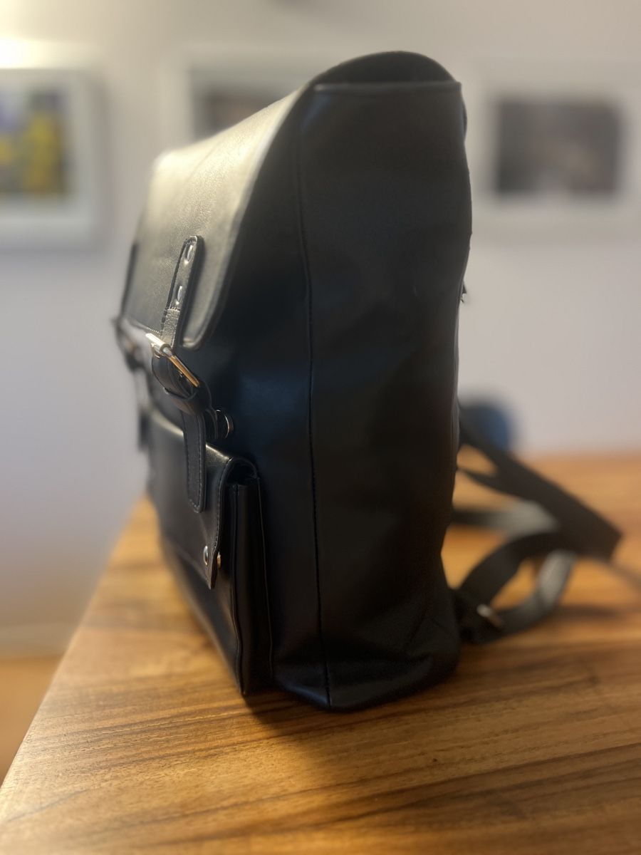 Rucksäcke: Schwarzer Rucksack Echtleder – Neu (gemäss Beschreibung) aus Bad Zurzach von Aquengel 2