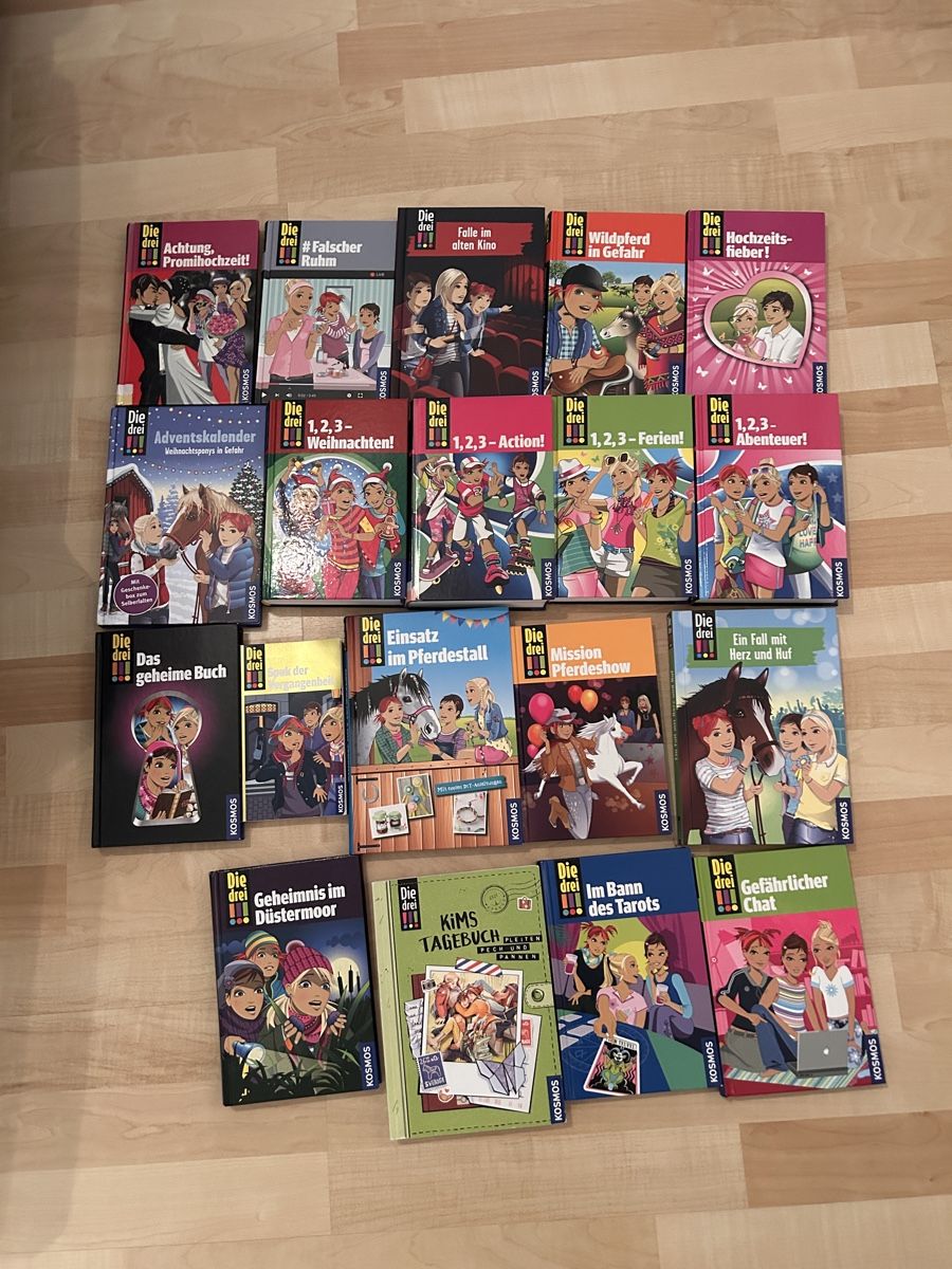 Libri: 19 Bücher Die drei !!! – Usato da Winterthur venduto da simi82