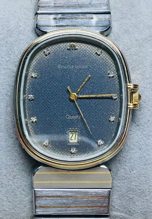 MAURICE LA CROIX mit Diamonds Herrenuhr Quartz/30x34 mm
