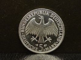 Silbermünze 5 DEUTSCHE MARK 1967