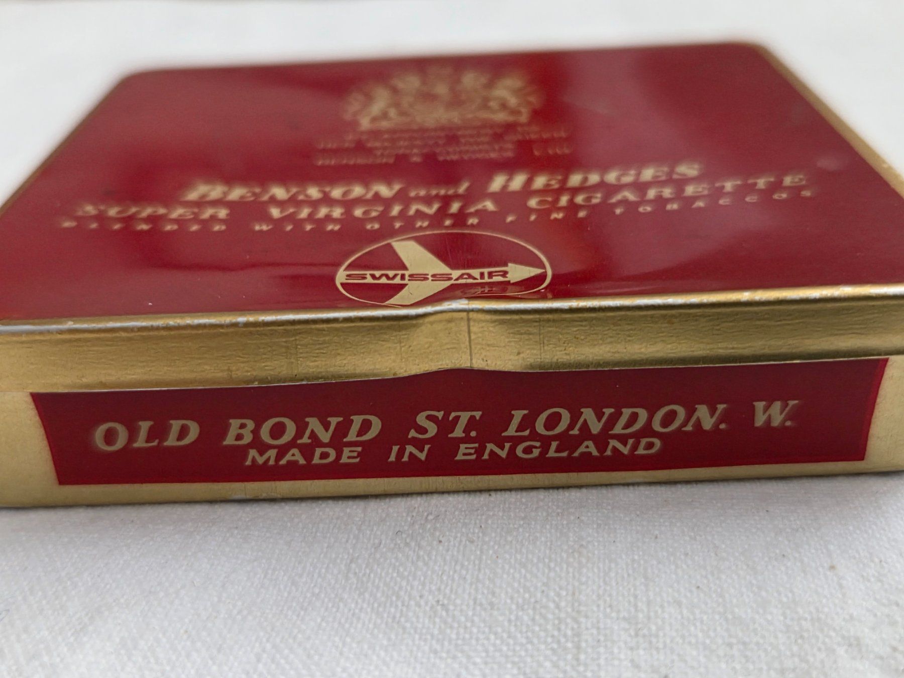 Barattoli: Swissair Benson & Hedges Vintage Zigarettendose – Usato da Bettingen venduto da Wedgetail-Eagle2 4