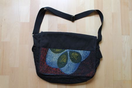 Tasche aus Baumwolle mit Stoff aus Afrika