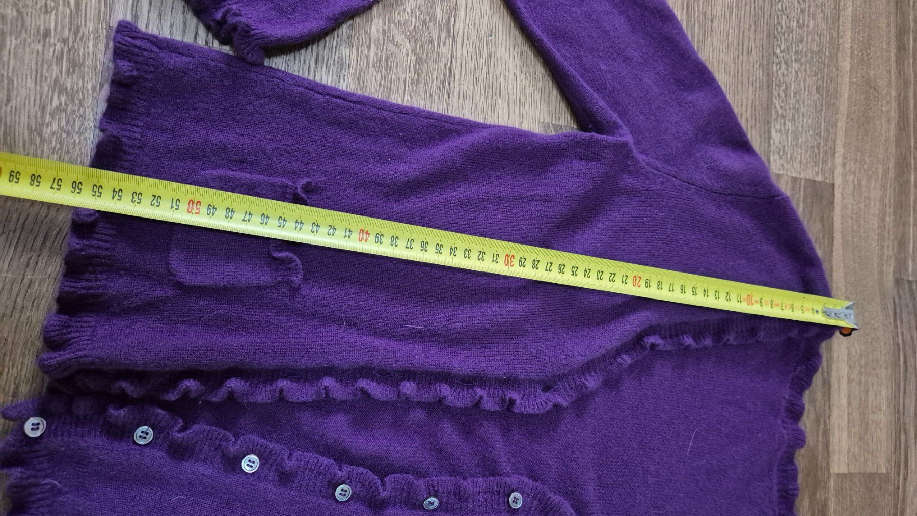 Gilet & Giacche senza maniche: Purple cashmere cardigan – Usato da Zürich venduto da monadiederich 2