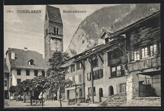 Ansichtskarten: Interlaken, Blick auf die Heidenhäuser – Gebraucht aus Berlin von bartko-reher