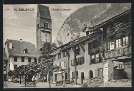 Interlaken, Blick auf die Heidenhäuser