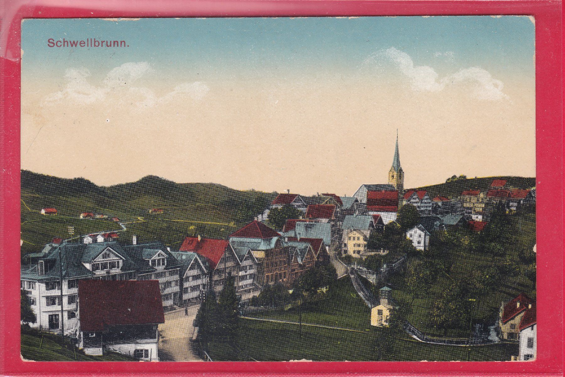 Cartoline postali: SCHWELLBRUN, 11.5.1917, FELDPOST – Usato da Oberrieden venduto da Gebirgsstelze