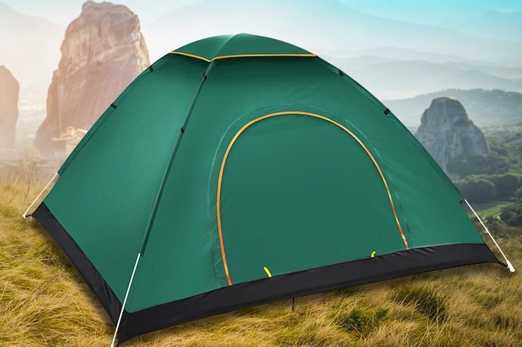 Tende : Tente de Camping verte pour 2-3 Pers 2 secondes – Nuovo e nell'imballaggio originale da Morges venduto da All4nature 1