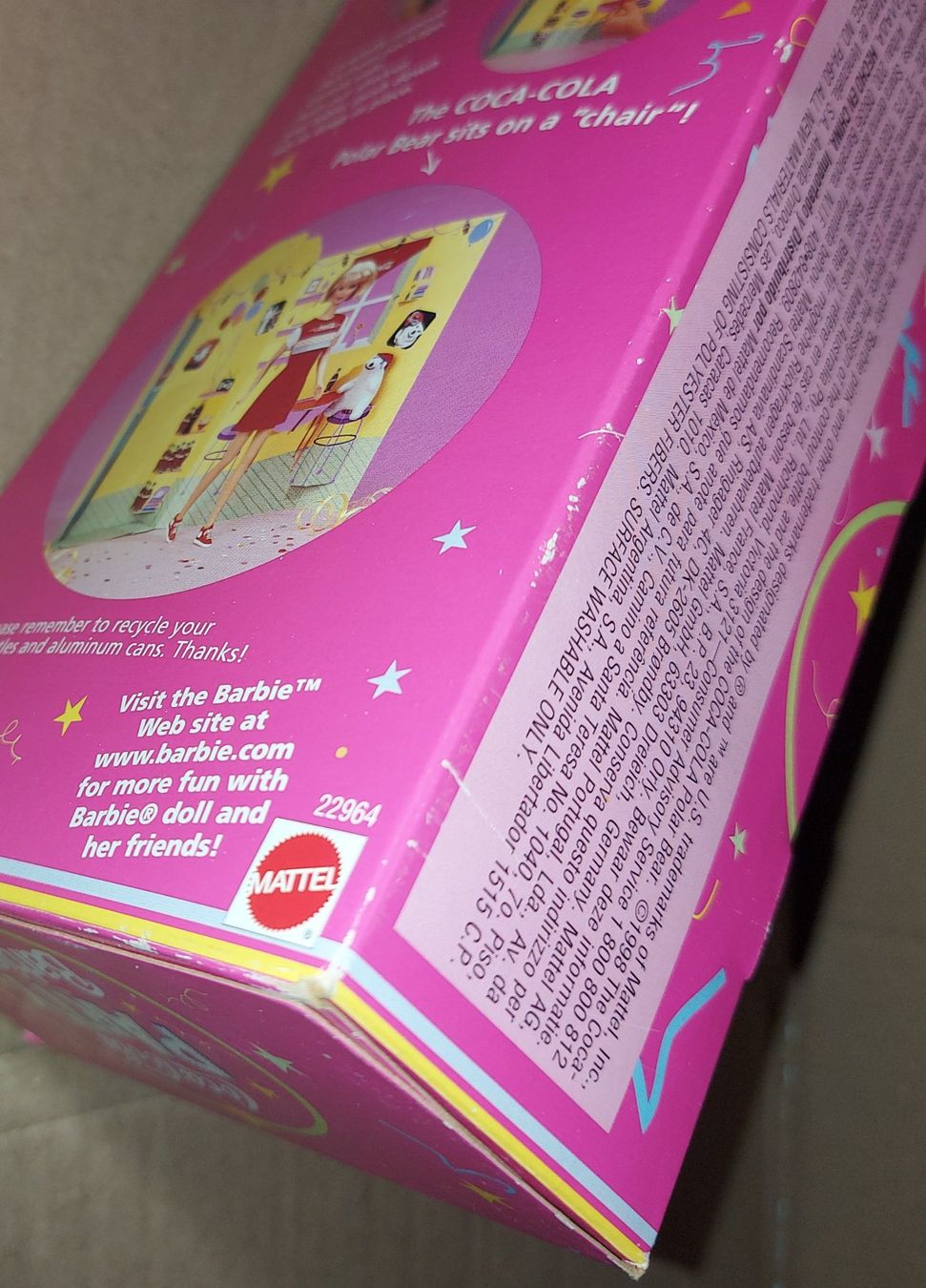 Bambole: Barbie "Coca-Cola Party",1998,Special Edition,Neuve – Nuovo e nell'imballaggio originale da Ecublens VD venduto da Magic_Island 7