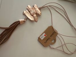 HALSKETTE DAMEN-ROSÉGOLD, MODESCHMUCK
