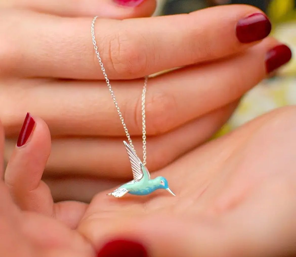 Catenine: Halskette mit Kolibri – Nuovo (secondo la descrizione) da Gams venduto da Mariawicca 2