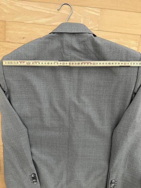 Vestes: Massgeschneidertes Savile Row Sakko, Scabal Stoff Grau – D'occasion à Allschwil par adr_nh68 3