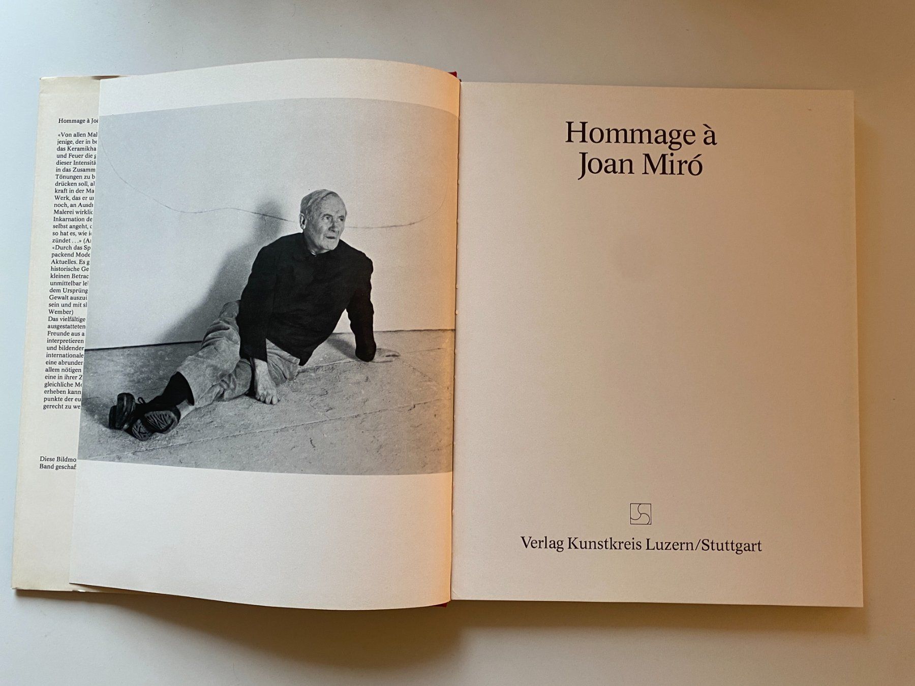 Livres: Kunst Buch, Hommage a Joan Miro – D'occasion à Gümligen par Vicky2 1