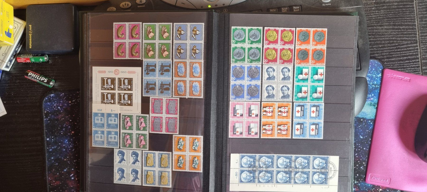 Alle Briefmarken: CH LOT PRO PATRIA AB 1938 -64 ** – Gebraucht aus Dintikon von bonita099 5