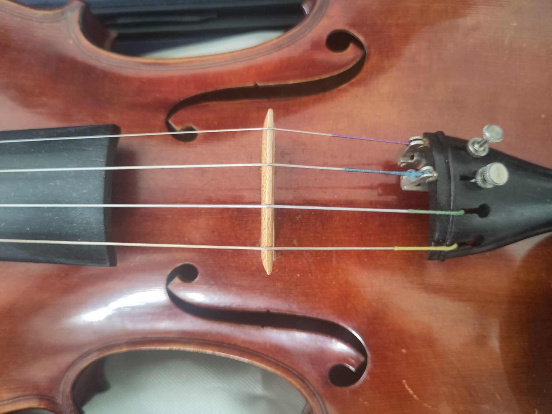 Musikinstrumente: 4/4 Geige mit Wunderlich Bogen und Geigenkasten – Gebraucht aus Langenthal von antikeshuhn 2