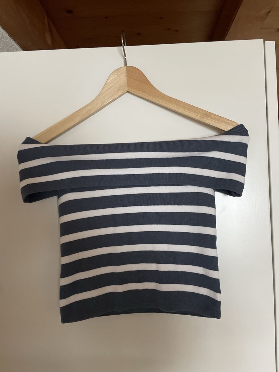 Tops: Subdued Top, Bardot-Stil, schulterfrei, gestreift, One Size – Neu (gemäss Beschreibung) aus Malix von fred_59