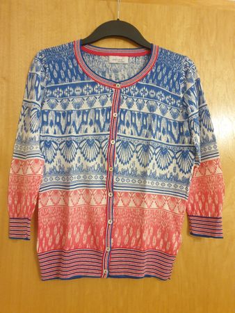 Cardigan, 38, Per Una, multicolore, 55%coton, très bon état