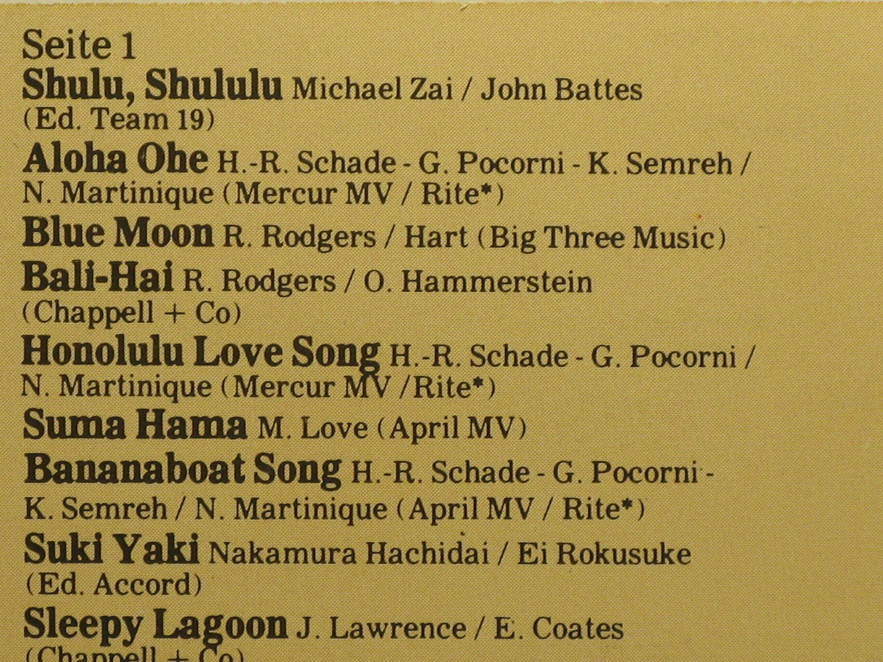 Musicassette: ISLANDS  OF  FANTASY      VANUA  LEVU – Usato da Langnau i. E. venduto da mar_hw58 1