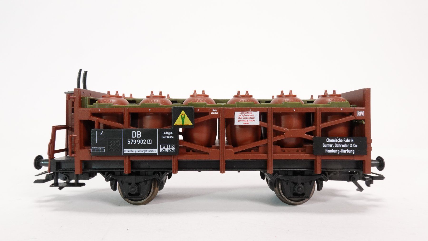 Piko Modellini di ferrovie: c1 Piko DB Säuretopfwagen 1) – Usato da Uetendorf venduto da tigermuegi 1