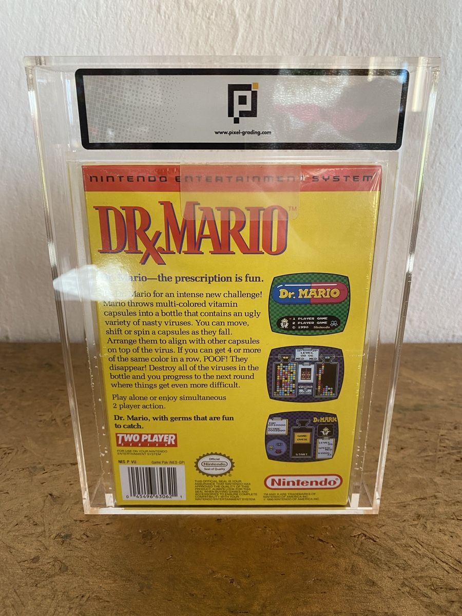 Nintendo Giochi: Nintendo NES Dr. Mario, Pixel Grading 85 + – Nuovo e nell'imballaggio originale da Kerzers venduto da ai1_52j5 1