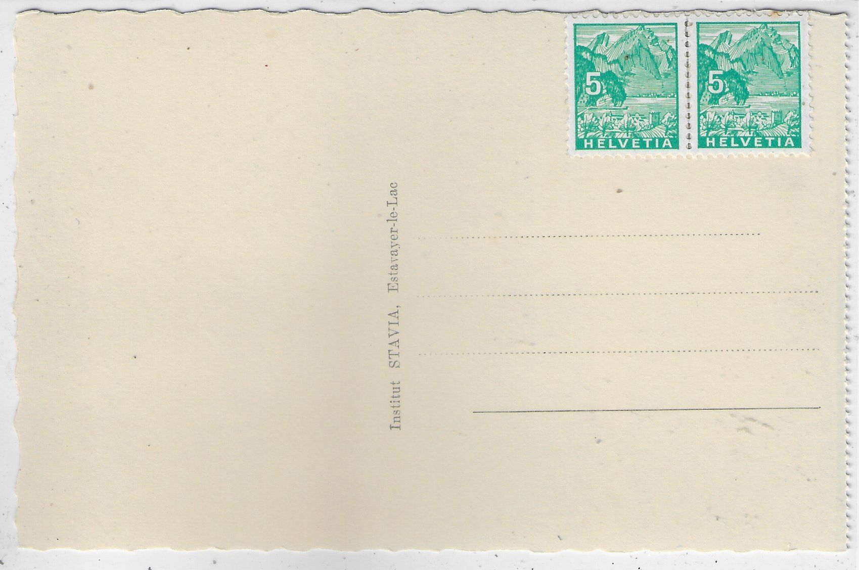 Cartoline postali: Estavayer-le-Lac - Eglise St. Laurent – Usato da Ettingen venduto da Kartenplanet 1