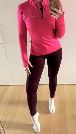 Asics Damen Laufshirt pink Gr S Pullover Pulli fitness gym