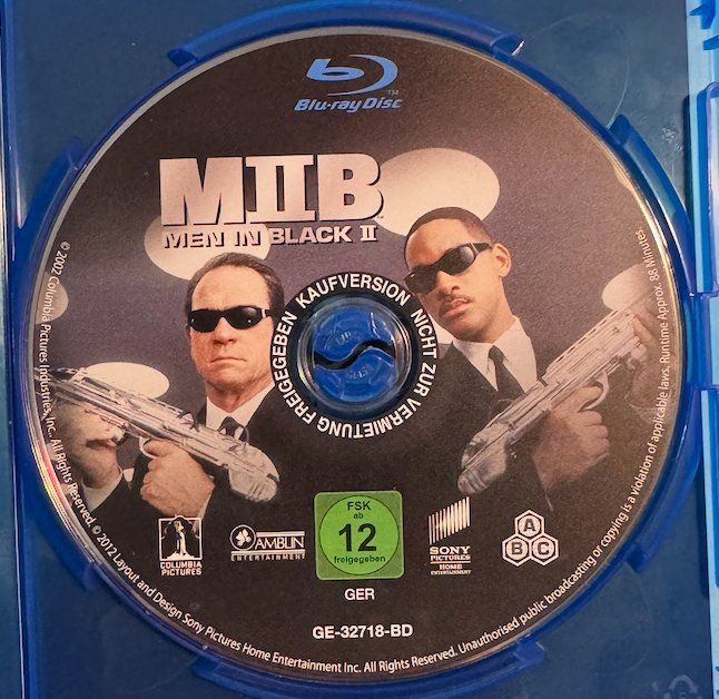 Tutti i DVDs: Blu-ray 3 Discs Set  MIB TRILOGY - MAN IN BLACK – Usato da Wisen venduto da gigisna 2