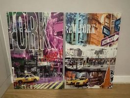New York Collage Print