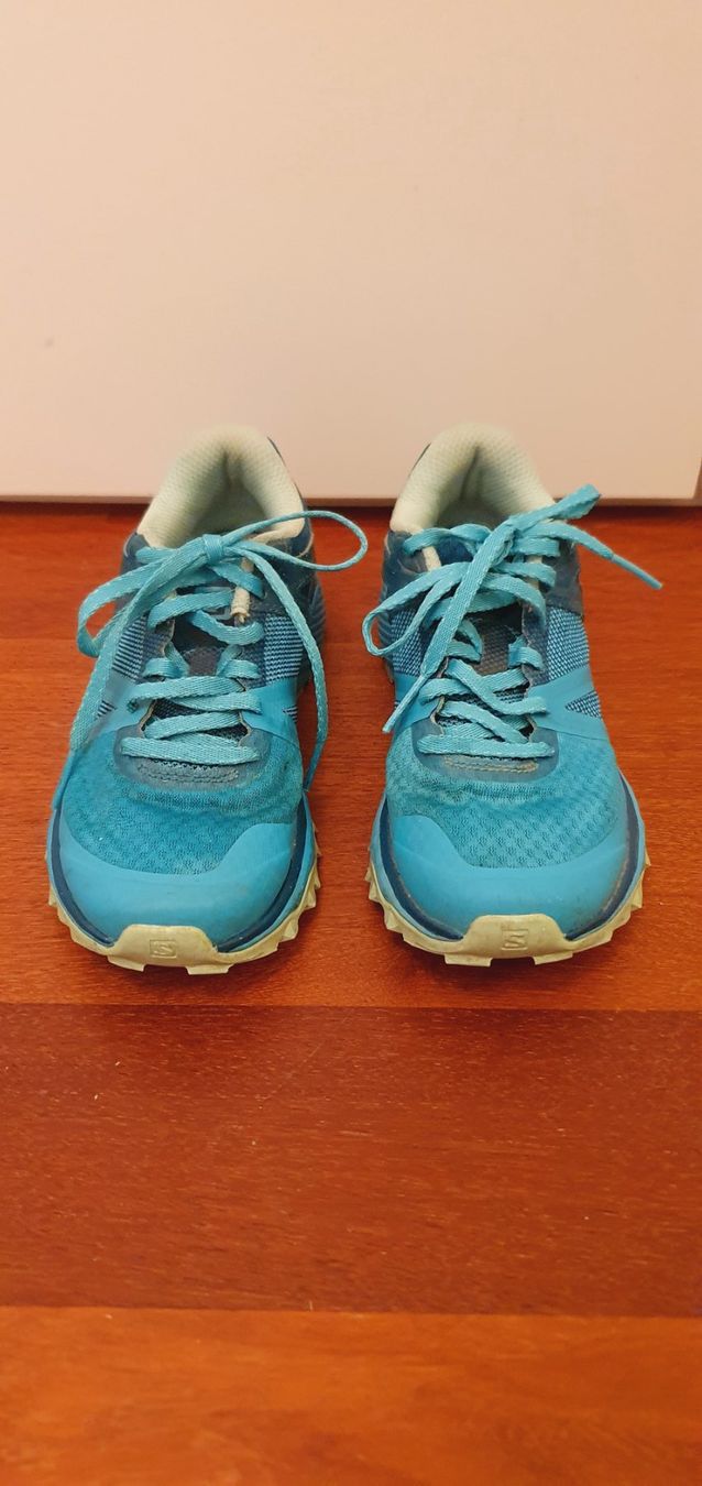 Salomon Scarpe da uomo: Salomon Trekking Schuhe blau Grösse 35 – Usato da Stansstad venduto da InStyle8 2