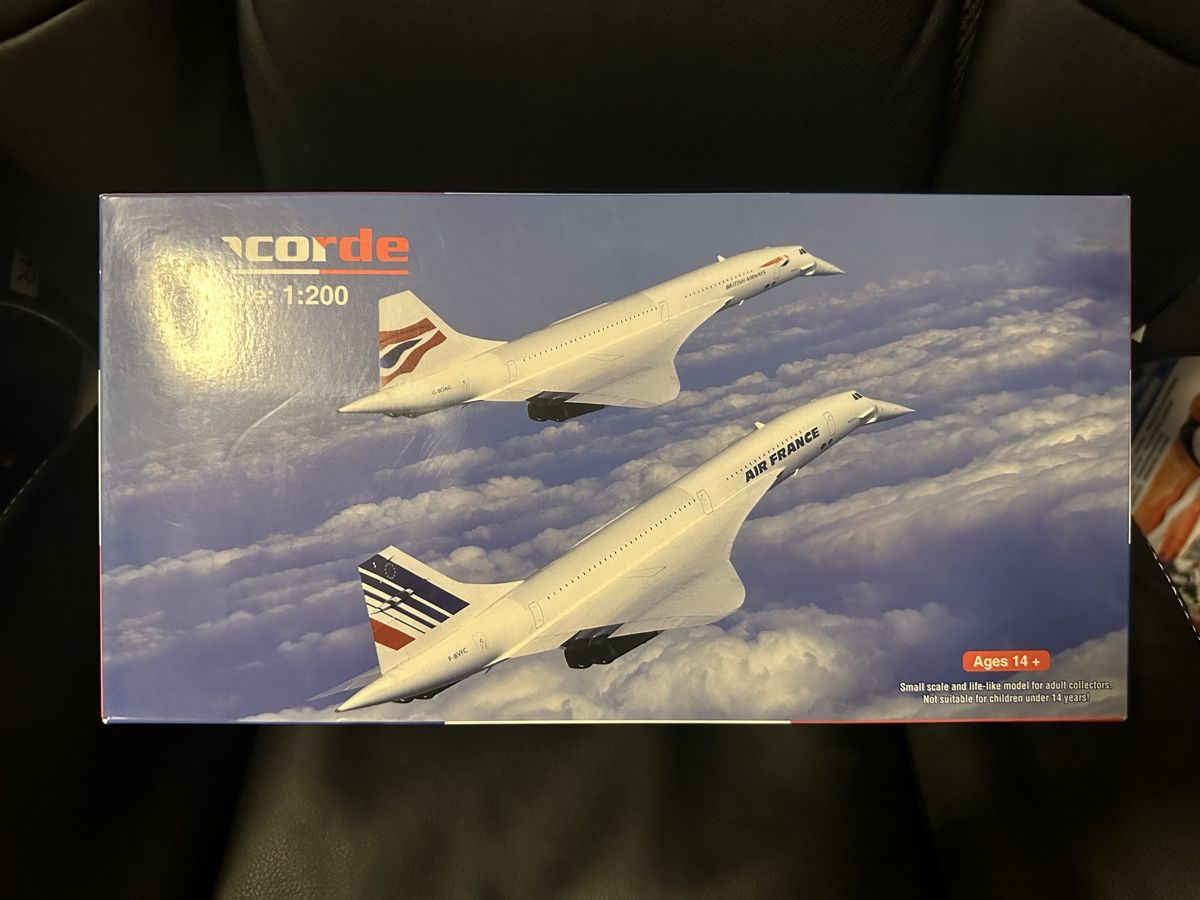 Modellbausätze & Standmodelle: Concorde Modell Massstab 1:200 British Airways – Neu und originalverpackt aus Thun von tulu_1995